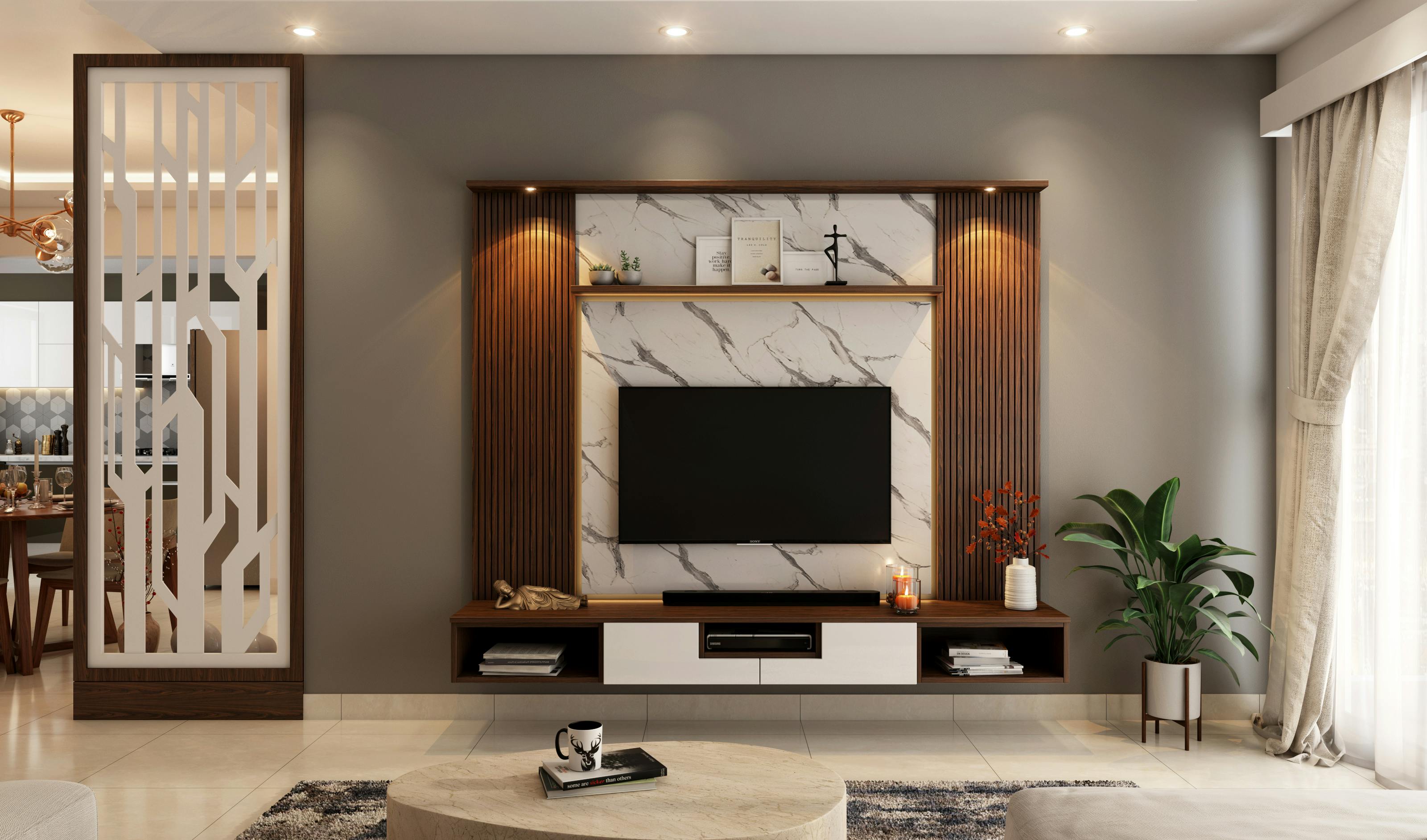 televisor en el sal&oacute;n