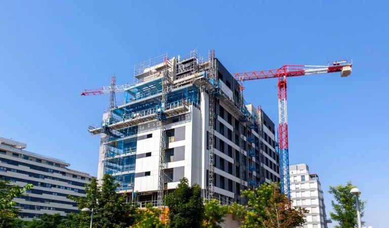 Estado obras pisos de obra nueva en Valdebebas