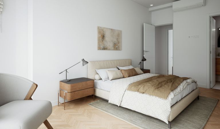 Chalets nuevos en Pozuelo de Alarcon con amplios dormitorios