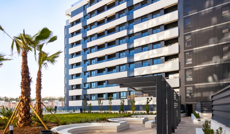 Promoción de viviendas de obra nueva en Madrid Río