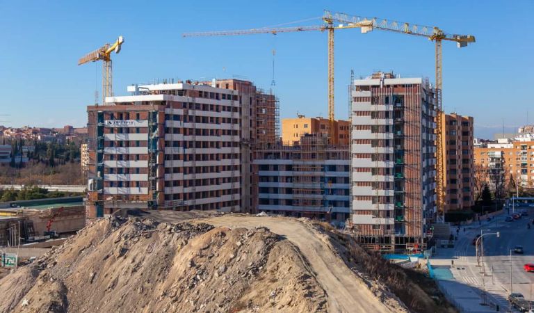 Avance obras pisos Madrid Río febrero 2023